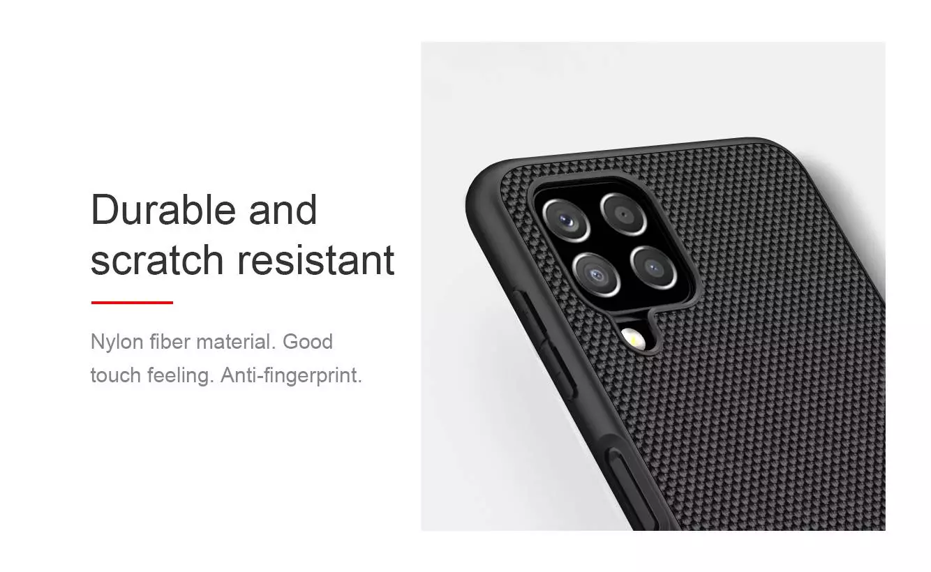 Чехол бампер для Samsung Galaxy A22 5G Nillkin Textured Black (Черный)