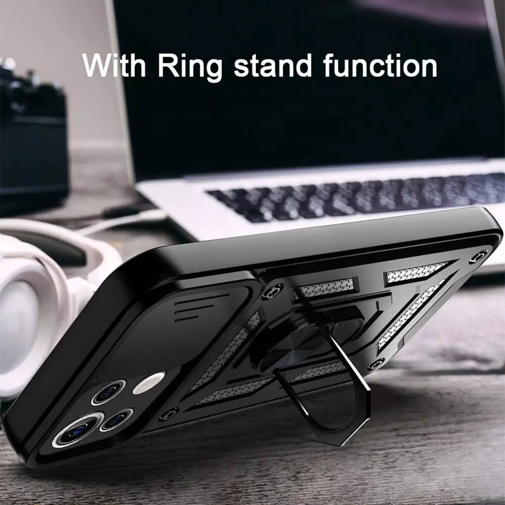 Чехол бампер для Xiaomi Mi 11 Lite / 11 Lite 5G NE Anomaly Camshield S Blue (Синий)