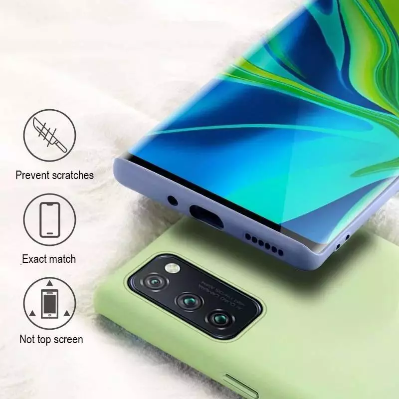 Чехол бампер для Samsung Galaxy A03s Anomaly Silicone Light Green (Светло Зеленый)