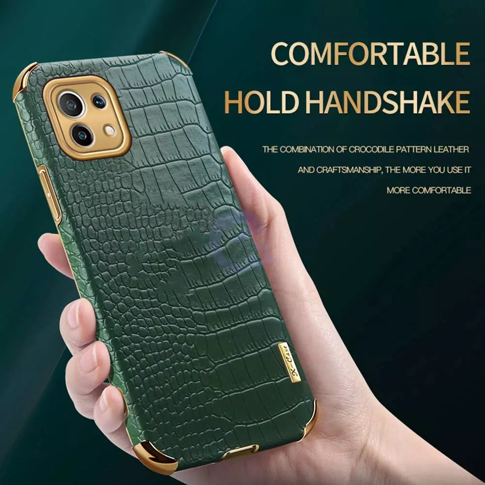 Чехол бампер для Xiaomi Mi 11 Lite / 11 Lite 5G NE Anomaly X-Case Green (Зеленый)