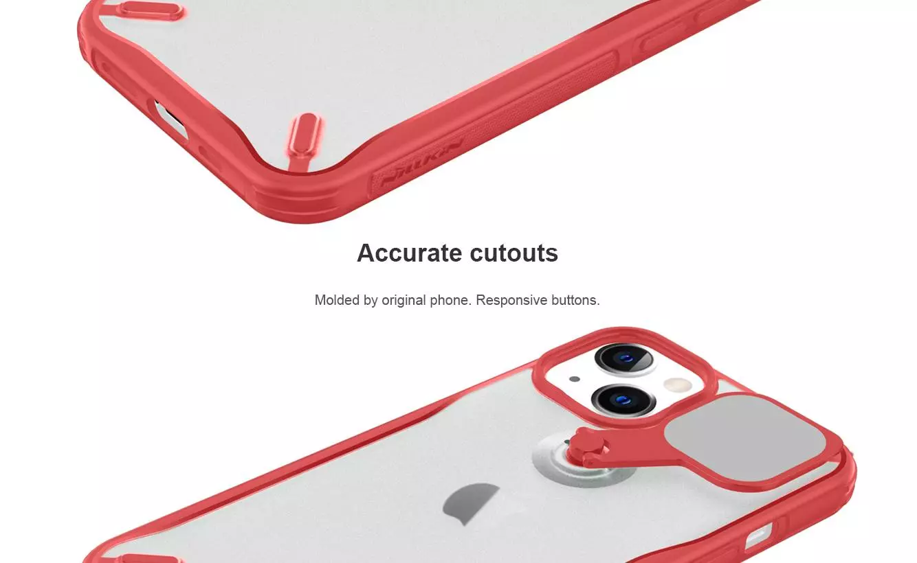 Чехол бампер для iPhone 13 Nillkin Cyclops Blue (Синий)