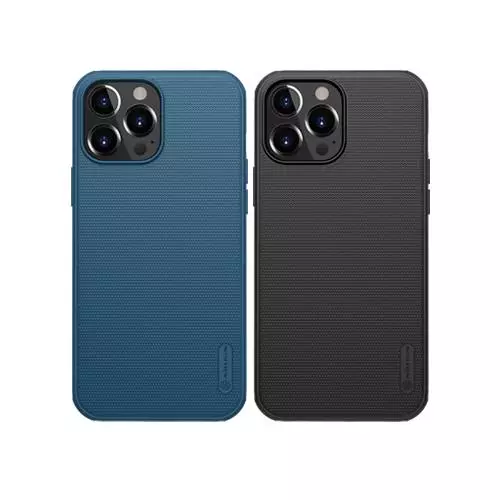 Чехол бампер для iPhone 13 Pro Max Nillkin Super Frosted Shield Pro Magnetic Blue (Синий)