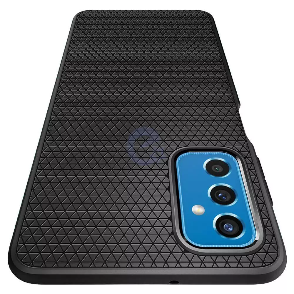 Чехол бампер для Samsung Galaxy M52 Spigen Liquid Air Matte Black (Черный) ACS03879