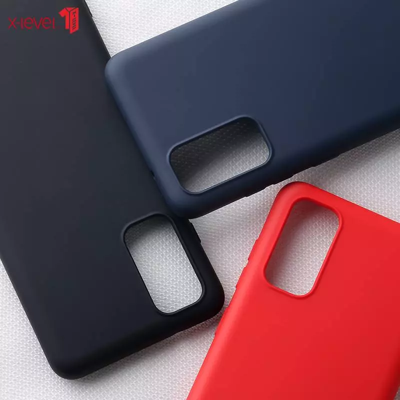 Чехол бампер X-Level Silicone для Samsung Galaxy M62 Black (Черный)