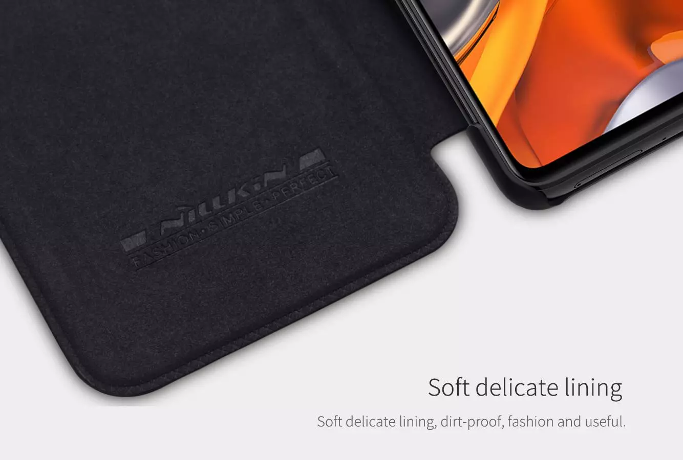 Чехол книжка для Xiaomi 11T / Xiaomi 11T Pro Nillkin Qin Red (Красный)