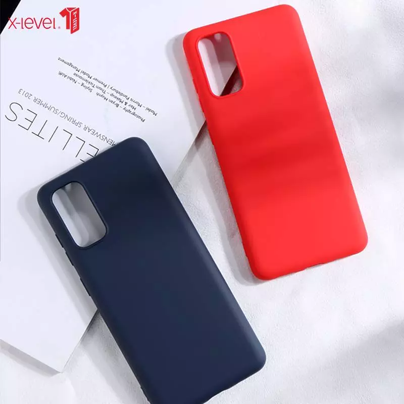 Чехол бампер для Samsung Galaxy A03s (EU) X-Level Silicone Black (Черный)