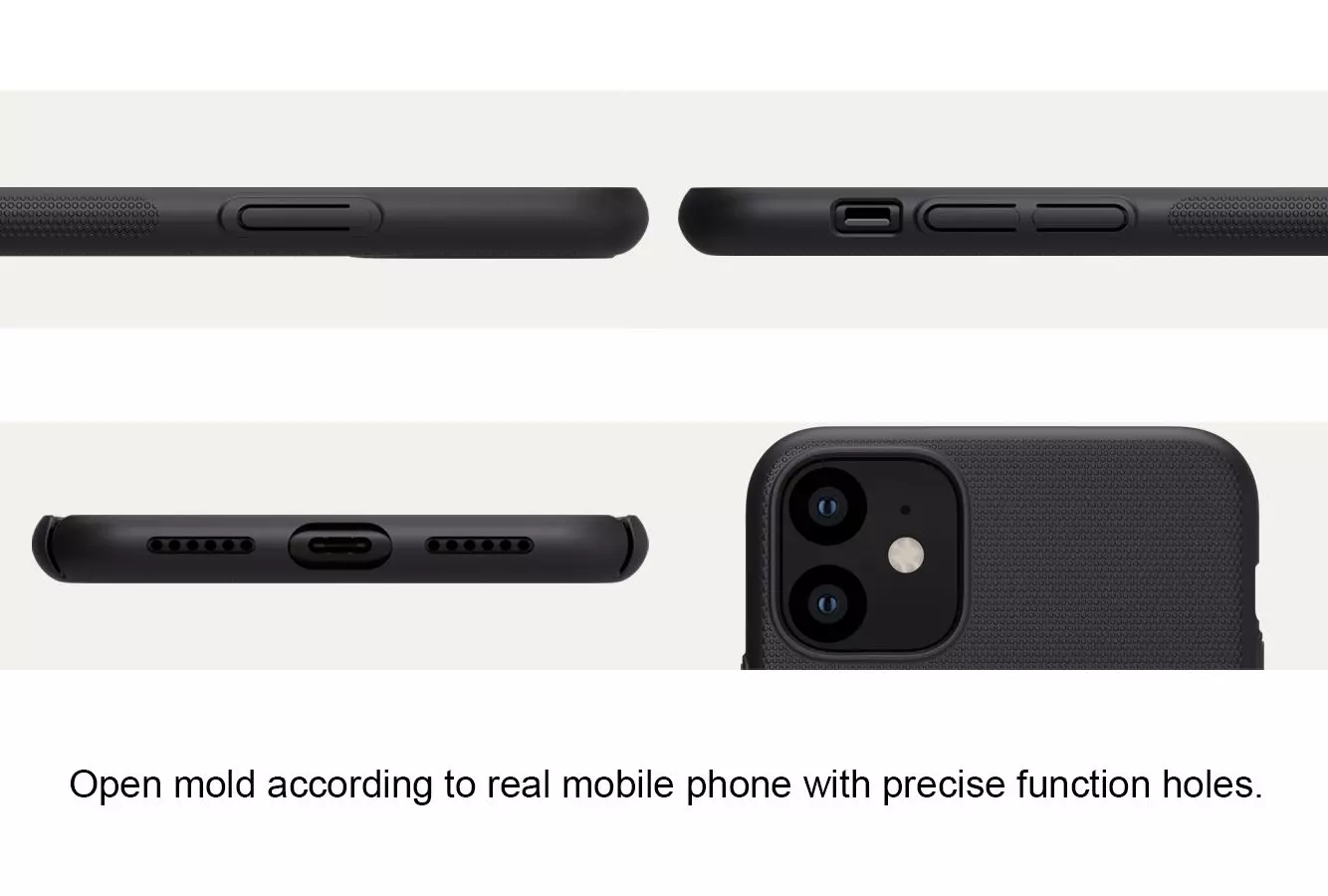 Чехол бампер Nillkin Super Frosted Shield для iPhone 11 Gold (Золотой) 6902048184107