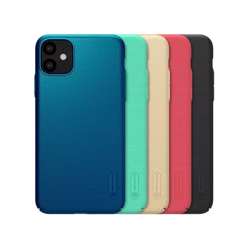 Чехол бампер Nillkin Super Frosted Shield для iPhone 11 Gold (Золотой) 6902048184107