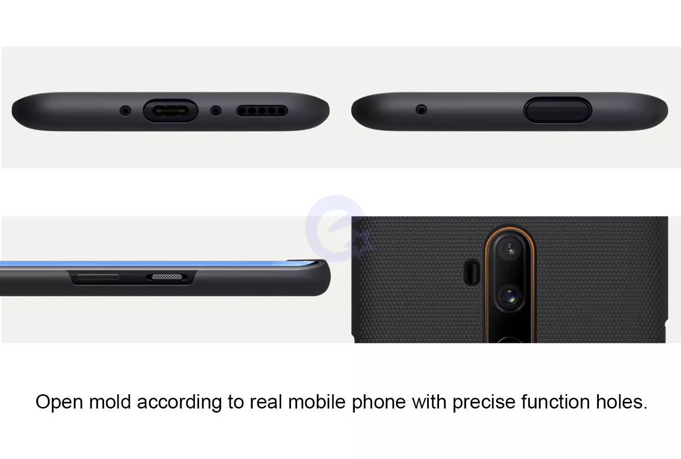 Чехол бампер Nillkin Super Frosted Shield для OnePlus 7T Pro Black (Черный) 6902048187313 Чехол бампер Nillkin Super Frosted Shield для OnePlus 7T Pro Black (Черный) 6902048187313