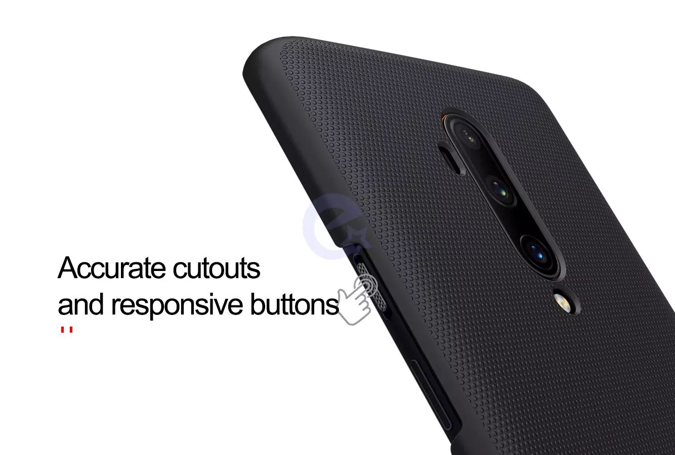 Чехол бампер Nillkin Super Frosted Shield для OnePlus 7T Pro Black (Черный) 6902048187313 Чехол бампер Nillkin Super Frosted Shield для OnePlus 7T Pro Black (Черный) 6902048187313