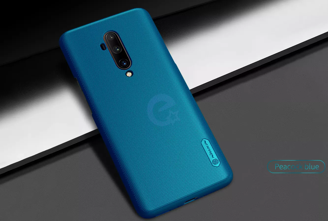 Чехол бампер Nillkin Super Frosted Shield для OnePlus 7T Pro Black (Черный) 6902048187313 Чехол бампер Nillkin Super Frosted Shield для OnePlus 7T Pro Black (Черный) 6902048187313