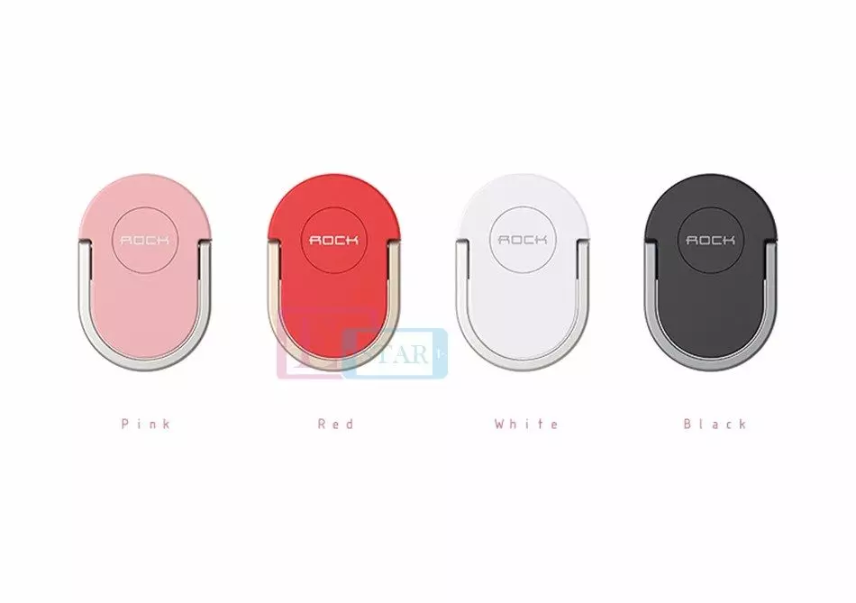 Кільце-підставка Rock 360 Rotation для смартфонів та телефонів Red (Червоний)