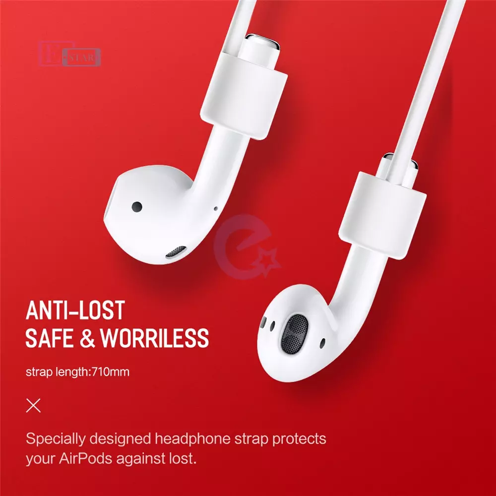 Чехол Rock AirPods Carrying Case для наушников AirPods White (Белый) RAU0607