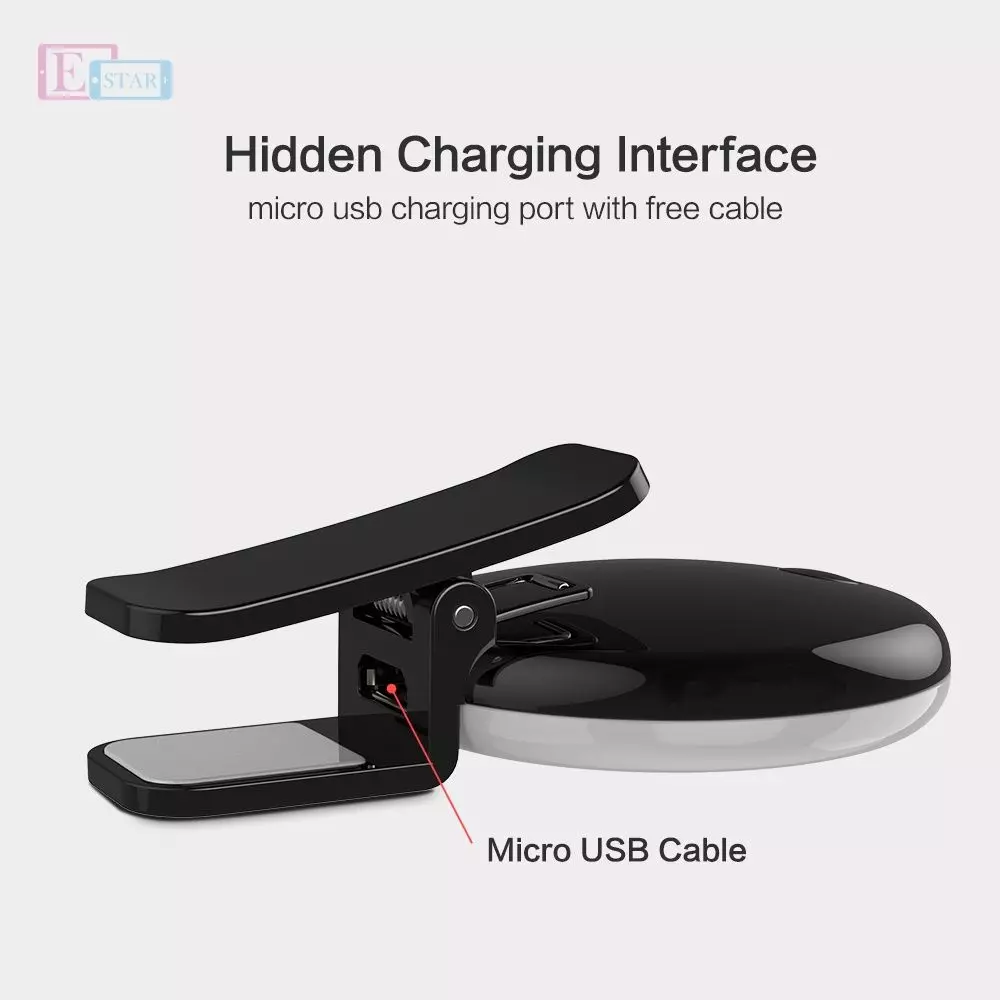 Світлодіодний спалах Floveme selfie ring для смартфонів Princess Pink (Рожевий) RK-17