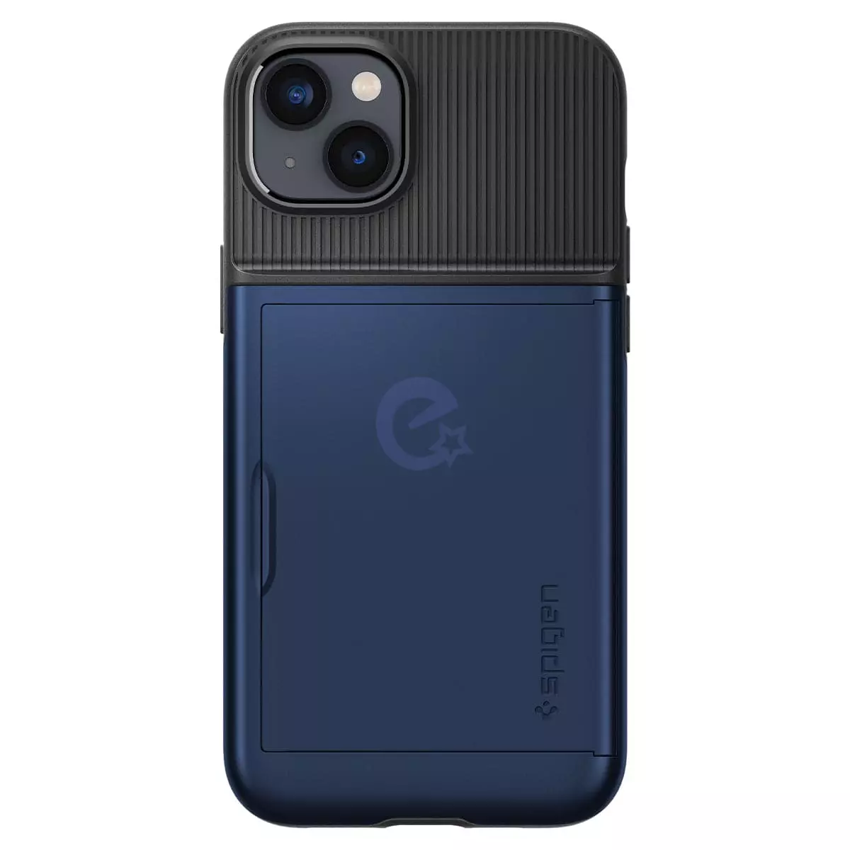 Протиударний чохол бампер Spigen Slim Armor CS (з відділом для карт) для iPhone 14 Plus Navy Blue (Темно синій) ACS04913