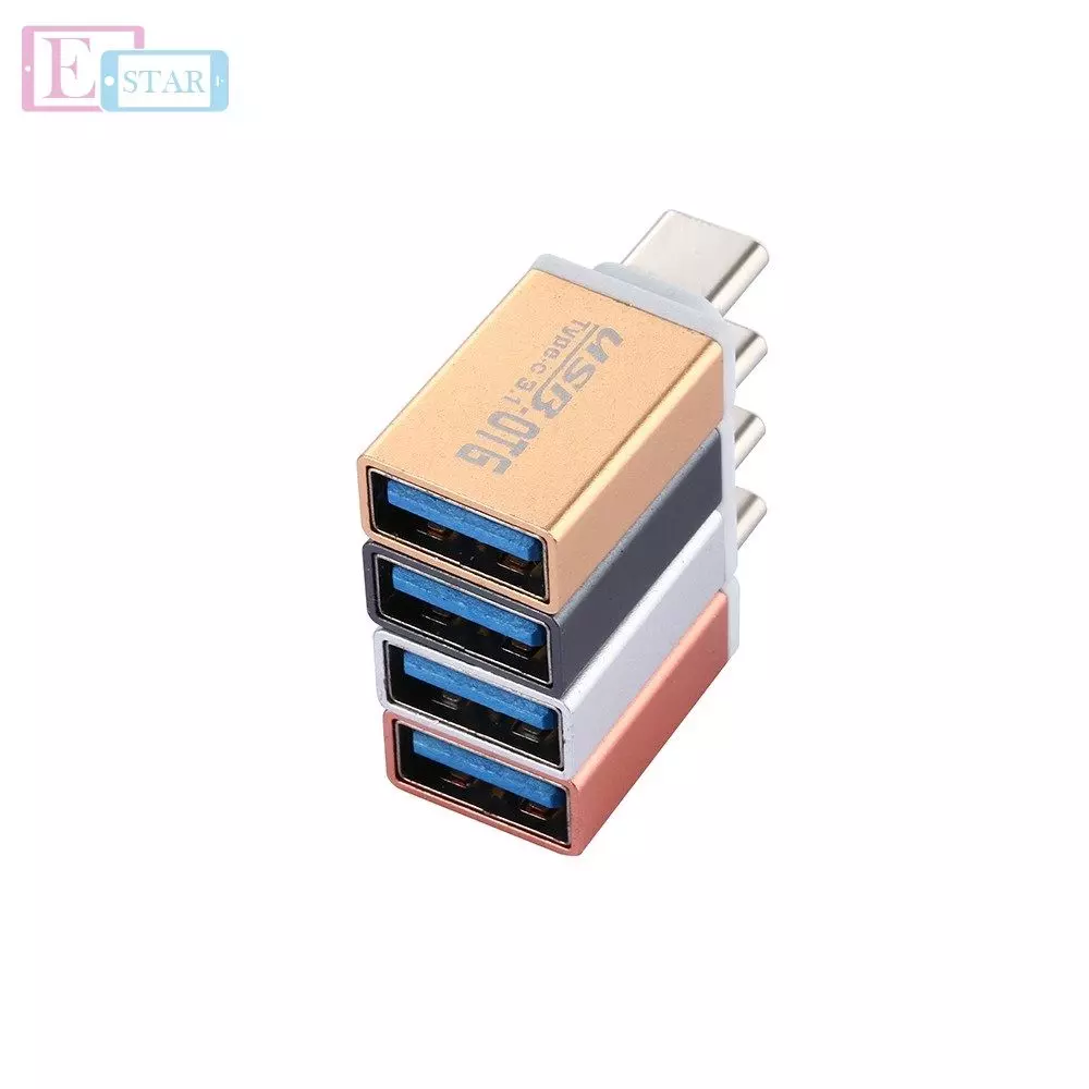 Перехідник USB для Type C Anomaly OTG Adapter для планшетів і смартфонів Gold (Золотий)