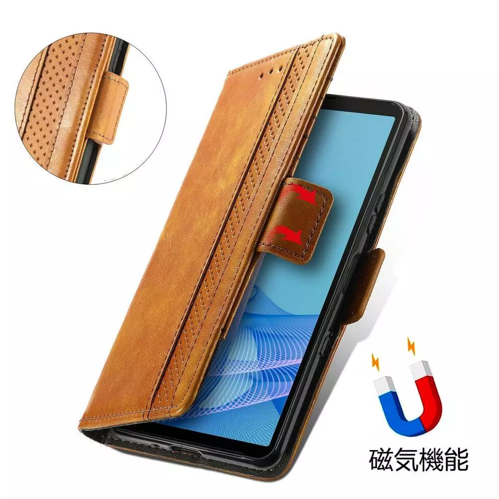 Чехол книжка для Sony Xperia 10 III / 10 III Lite Anomaly Business Wallet Black (Черный)