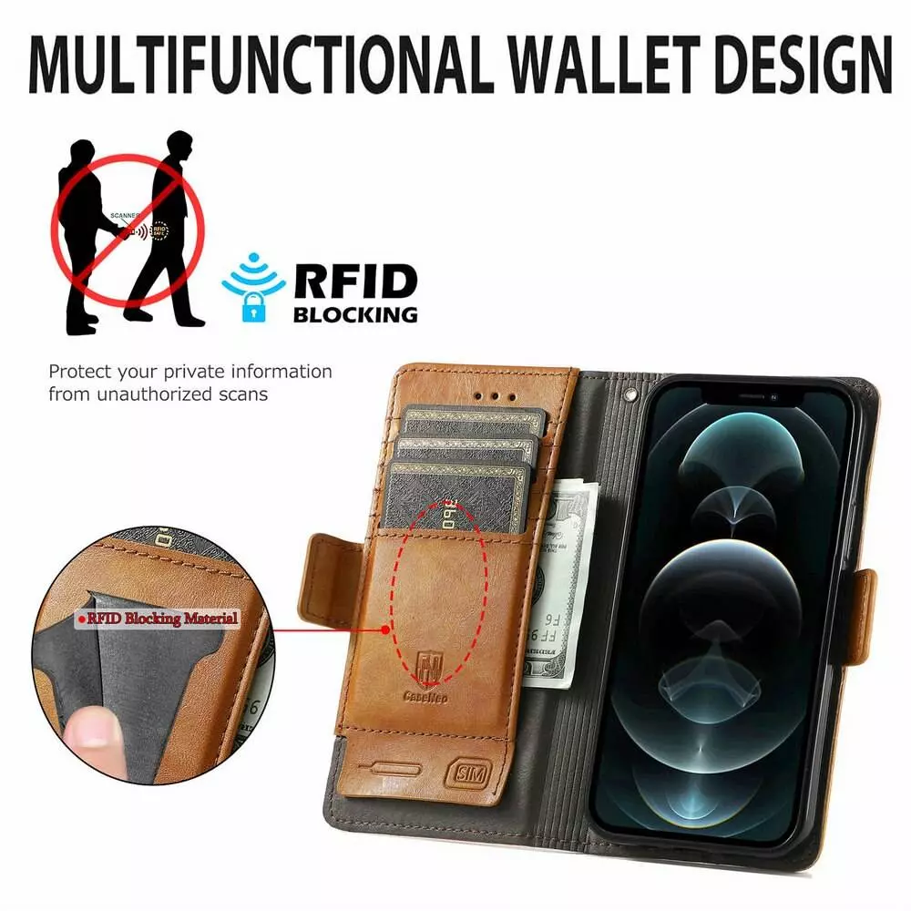 Чехол книжка для Sony Xperia 10 III / 10 III Lite Anomaly Business Wallet Black (Черный)