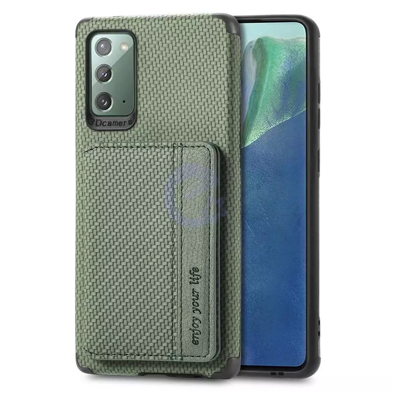 Чохол бампер для Motorola Edge 20 Anomaly Card Holder Green (Зелений)