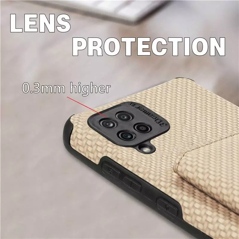 Чохол бампер для Samsung Galaxy M62 Anomaly Card Holder Blue (Синій)