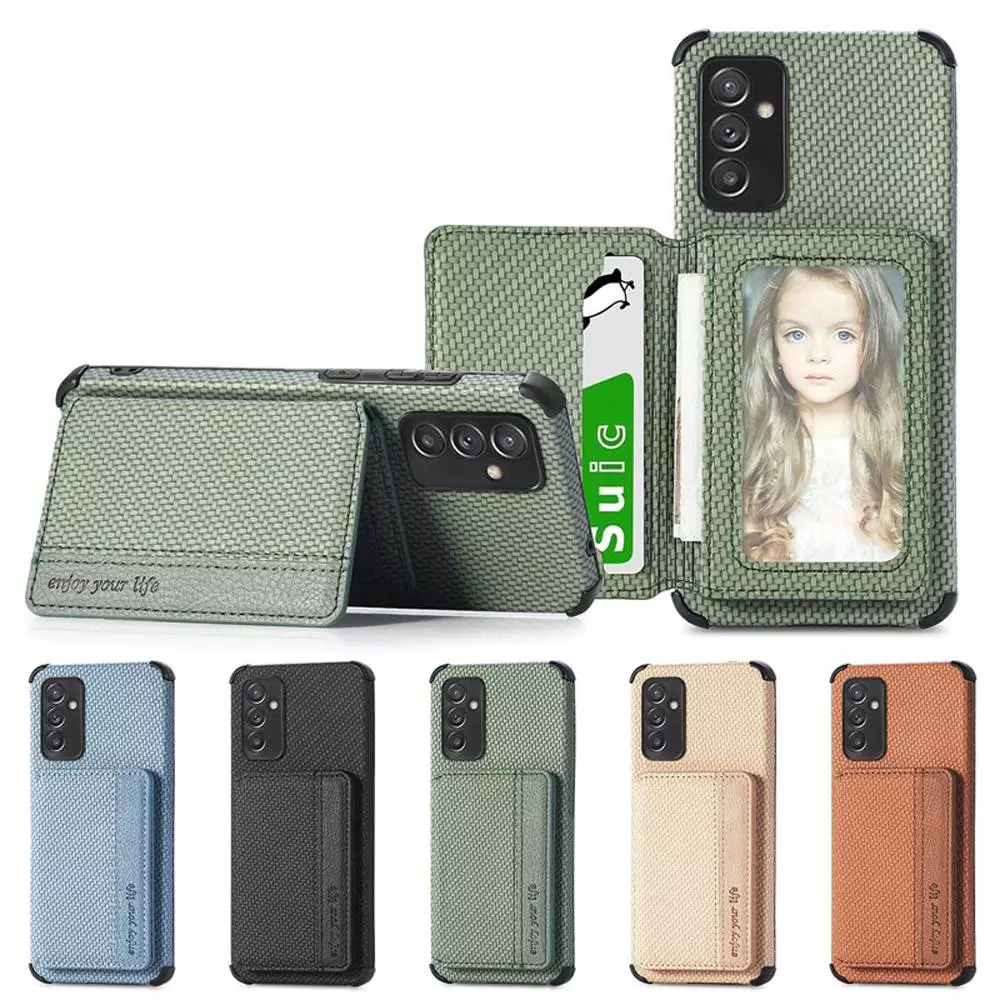 Чохол бампер для Samsung Galaxy M52 Anomaly Card Holder Blue (Синій)