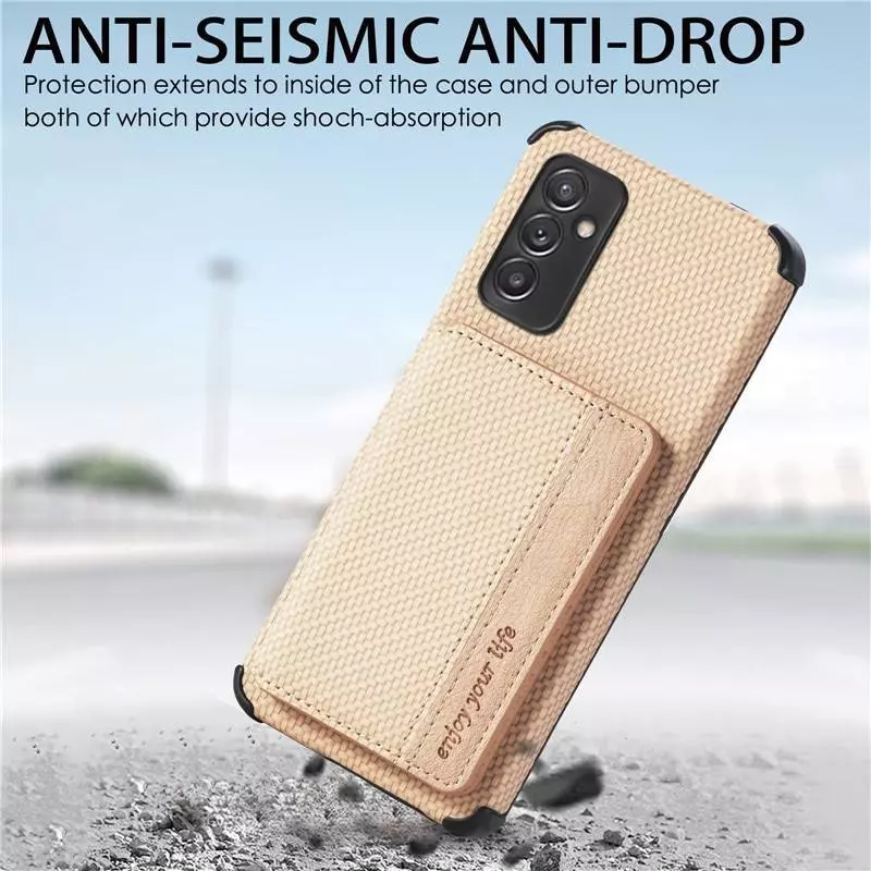 Чохол бампер для Samsung Galaxy M52 Anomaly Card Holder Blue (Синій)