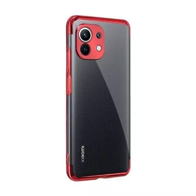 Чохол бампер для Xiaomi 11 Lite 5G NE / Mi 11 Lite Anomaly Color Plating Red (Червоний) Чохол бампер для Xiaomi 11 Lite 5G NE / Mi 11 Lite Anomaly Color Plating Red (Червоний)