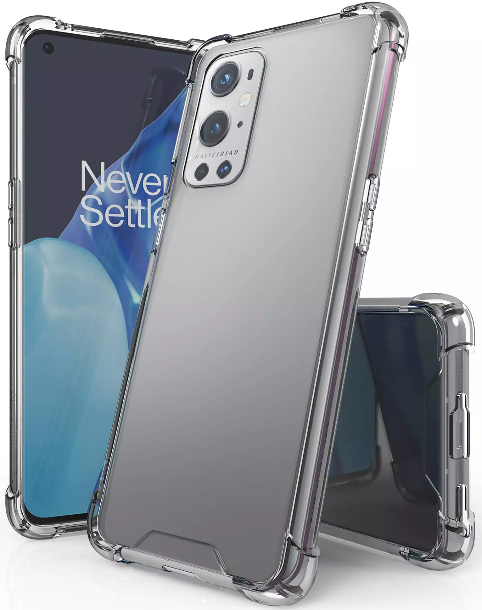 Чехол бампер для OnePlus Nord 2 Anomaly Crystal Hybrid Transparent (Прозрачный)