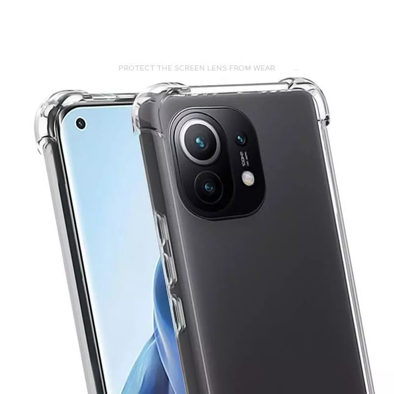 Чехол бампер для Xiaomi Mi 11 Lite / 11 Lite 5G NE Anomaly Crystal Hybrid Transparent (Прозрачный)