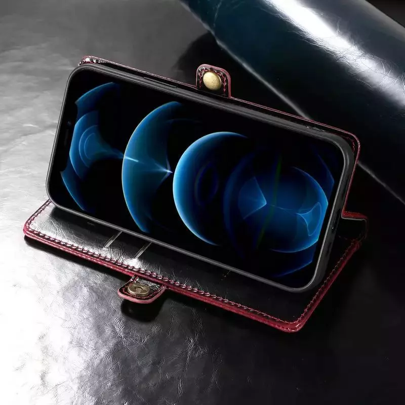 Чехол книжка для Xiaomi Redmi Note 12 Anomaly Elite Leather Black (Черный)