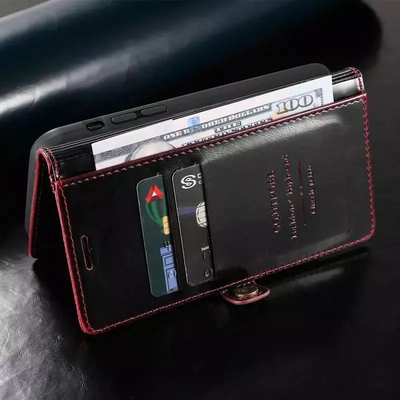 Чехол книжка для Xiaomi Redmi Note 12 Anomaly Elite Leather Black (Черный)