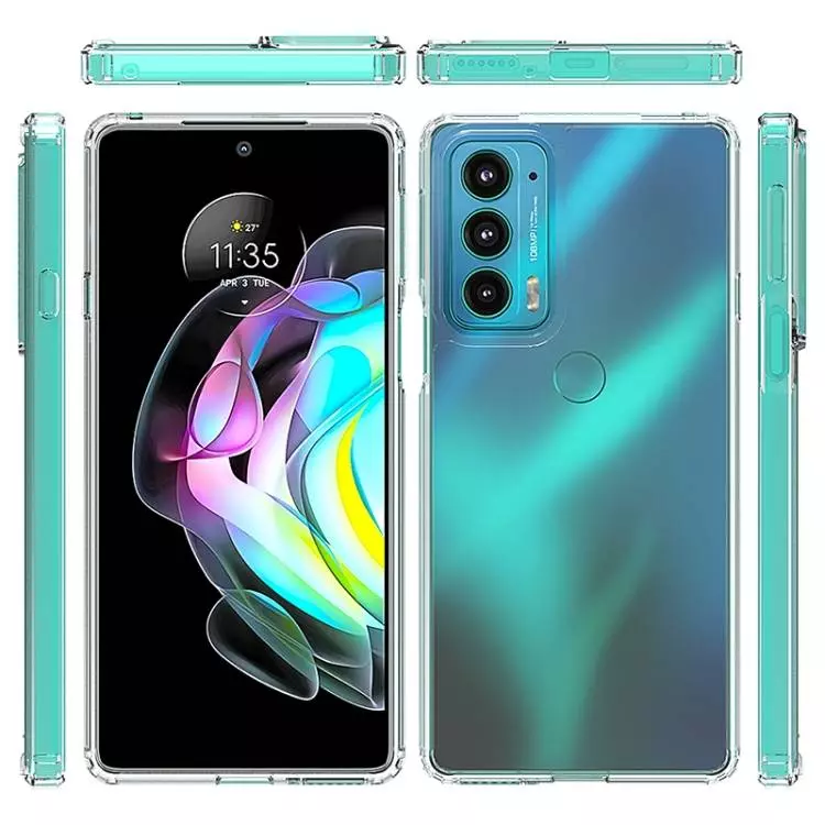 Чохол бампер для Motorola Edge 30 Ultra Anomaly Fusion Transparent (Прозорий)