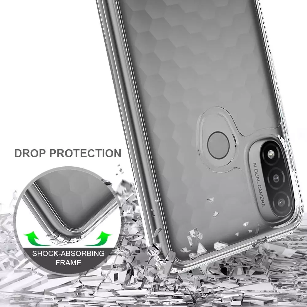 Чохол бампер для Motorola Moto E20 / E30 / E40 Anomaly Fusion Transparent (Прозорий) Чохол бампер для Motorola Moto E20 / E30 / E40 Anomaly Fusion Transparent (Прозорий)