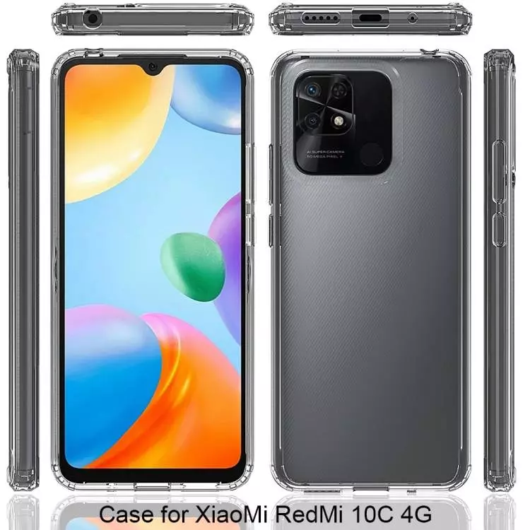 Чехол бампер для Xiaomi Poco C40 / Redmi 10C Anomaly Fusion Black (Черный)