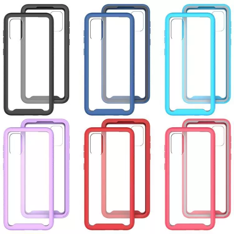 Противоударный чехол бампер для Samsung Galaxy A04 Anomaly Hybrid 360 Black / Blue (Черный / Синий)