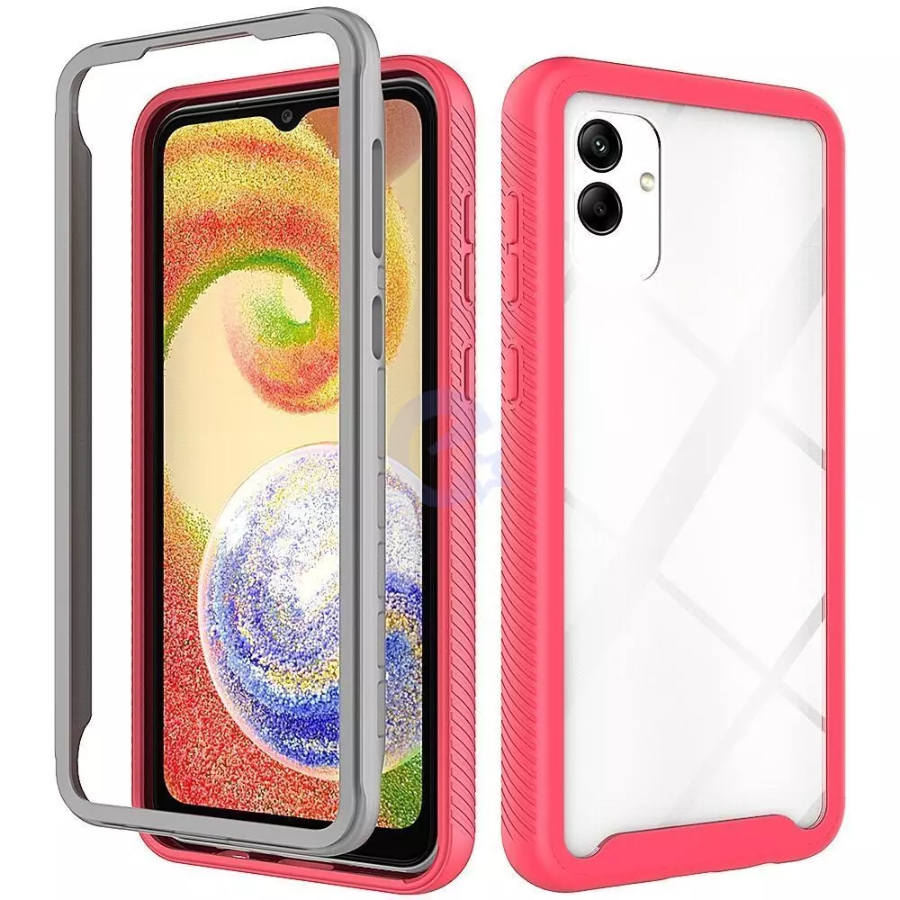 Противоударный чехол бампер для Realme 10 5G Anomaly Hybrid 360 Pink / Grey (Розовый / Серый)