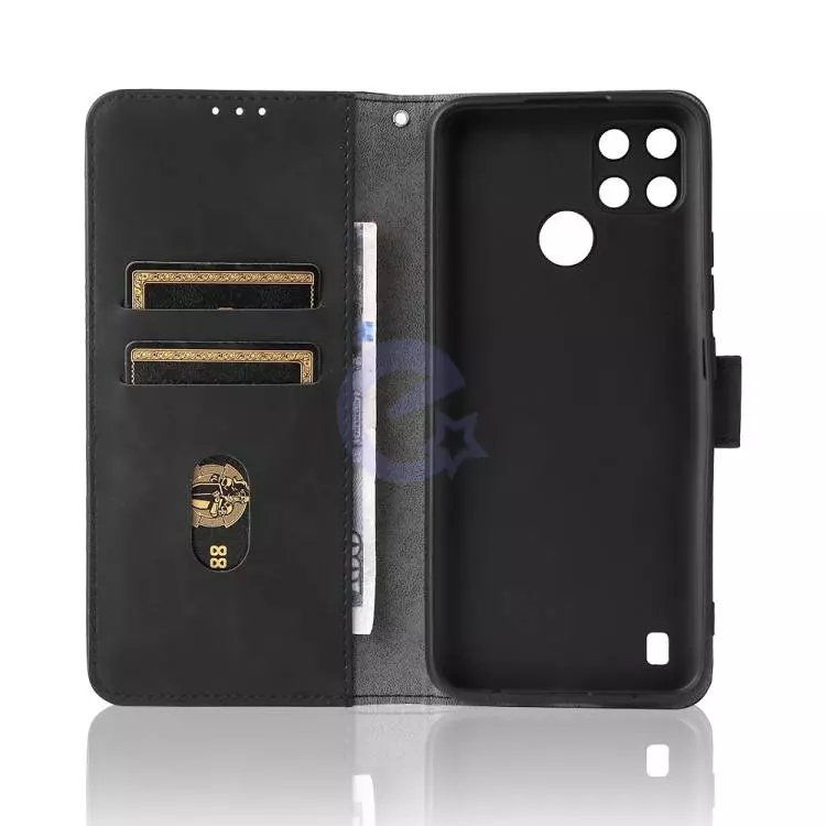 Чохол книжка для Realme C21Y / C25Y / C21 Anomaly Leather Book Black (Чорний)