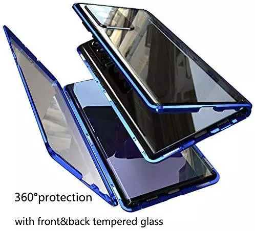 Чохол бампер для Xiaomi Redmi Note 11 Pro Plus 5G Anomaly Magnetic 360 With Glass Silver (Сріблястий)