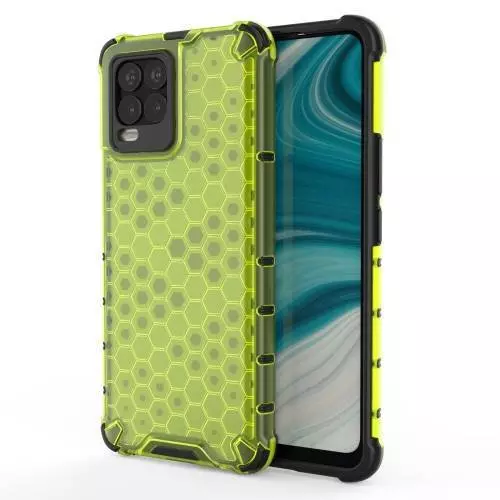 Противоударный чехол бампер для Realme 8 / 8 Pro Anomaly Plasma Green (Зеленый)