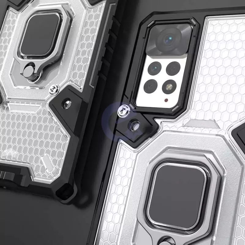 Чехол бампер для Xiaomi Poco M4 Pro 5G / Redmi Note 11S 5G Anomaly Ring Hybrid Clear (Прозрачный) Чехол бампер для Xiaomi Poco M4 Pro 5G / Redmi Note 11S 5G Anomaly Ring Hybrid Clear (Прозрачный)