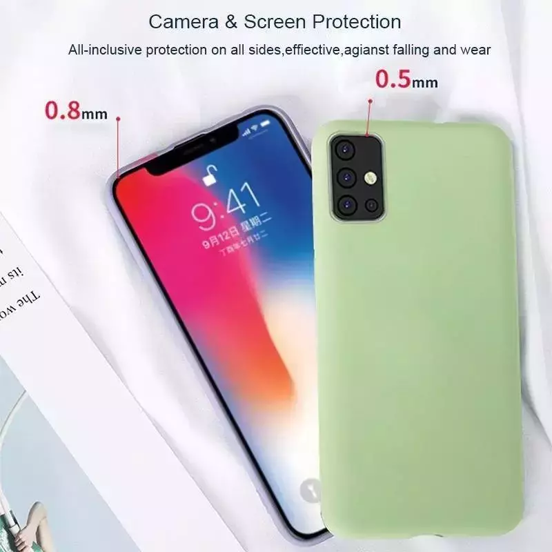 Чохол бампер для Xiaomi Redmi A1 Plus / Redmi A2+ Anomaly Silicone (з мікрофіброю) Blue (Синій)