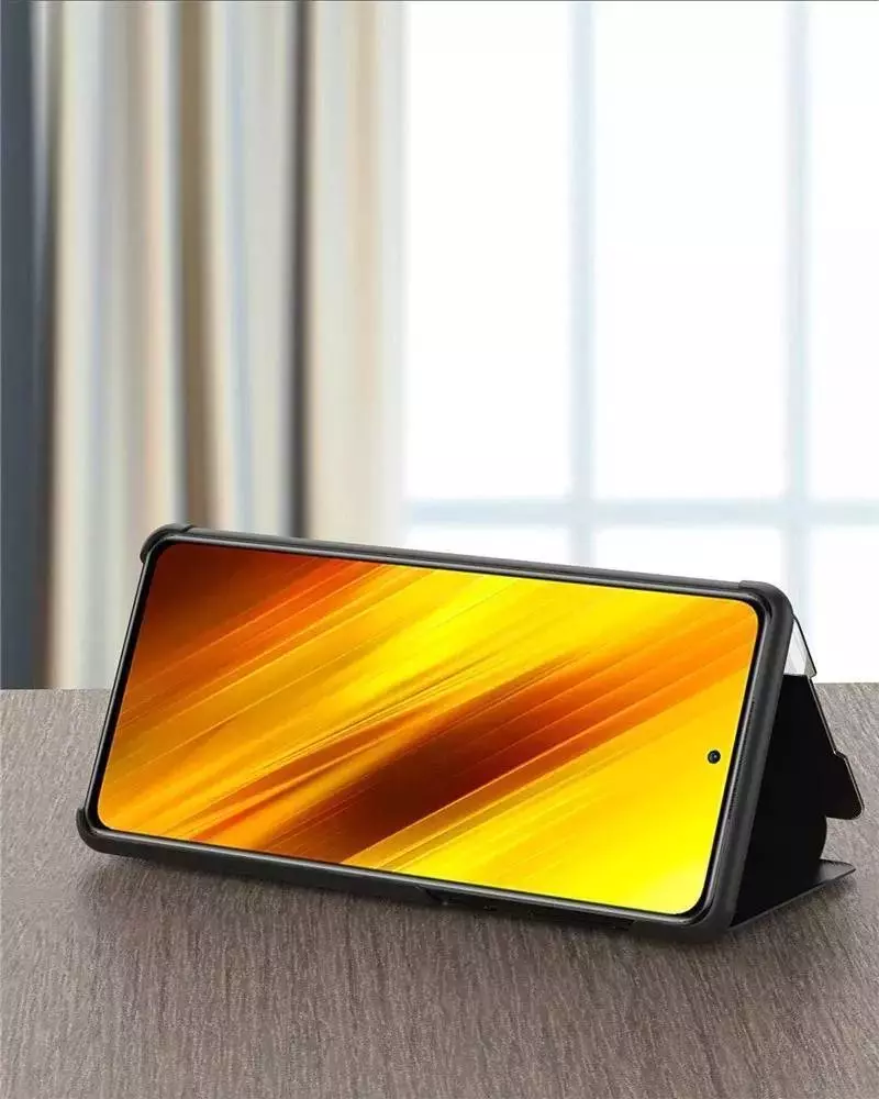 Интерактивная чехол книжка для Vivo Y02 Anomaly Smart Window Red (Красный)