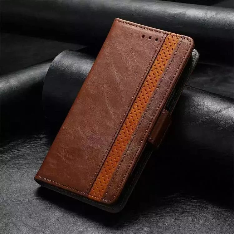 Чохол книжка для Xiaomi Poco F4 GT / Redmi K50 Gaming Anomaly Business Wallet Brown (Коричневий)