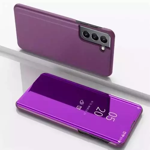Интерактивная чехол книжка для Samsung Galaxy S23 Anomaly Clear View Lilac (Лиловый)