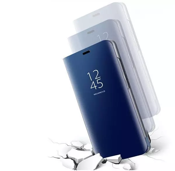 Интерактивная чехол книжка для vivo V25 Pro Anomaly Clear View Silver (Серебристый) Интерактивная чехол книжка для vivo V25 Pro Anomaly Clear View Silver (Серебристый)