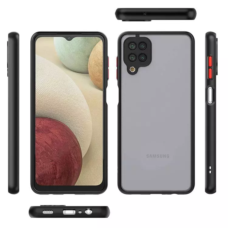 Чехол бампер для Samsung Galaxy A22 5G Anomaly Fresh Line Dark Green (Темно Зеленый)