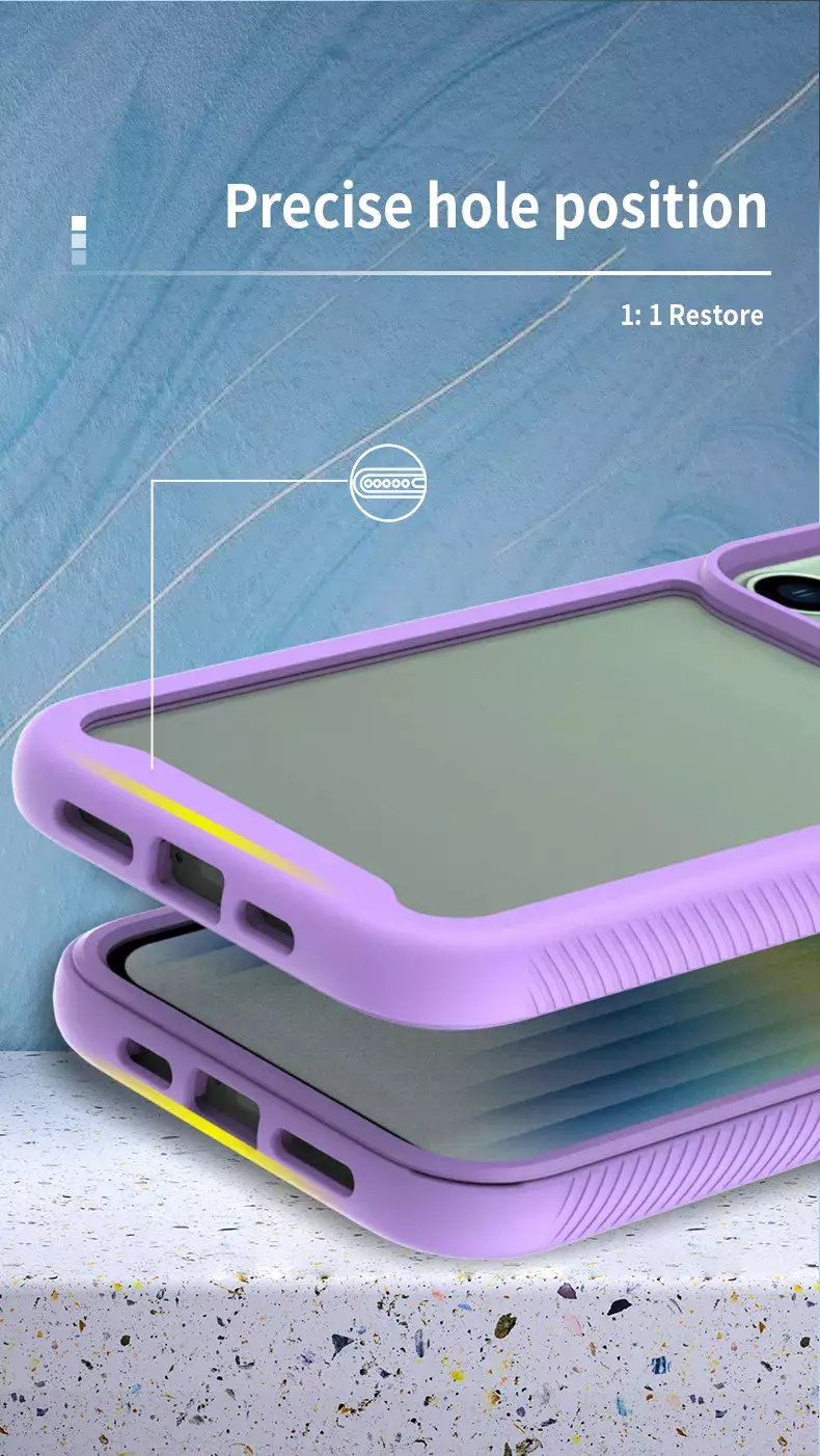 Протиударний чохол бампер для iPhone 14 Anomaly Hybrid 360 Sky Blue / Grey (Небесно Синій / Сірий)