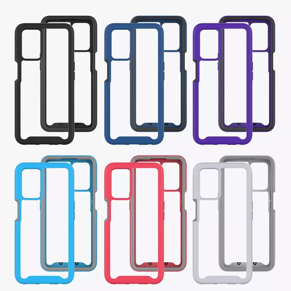 Протиударний чохол бампер для Oppo A17k Anomaly Hybrid 360 Sky Blue / Grey (Небесно Синій / Сірий)