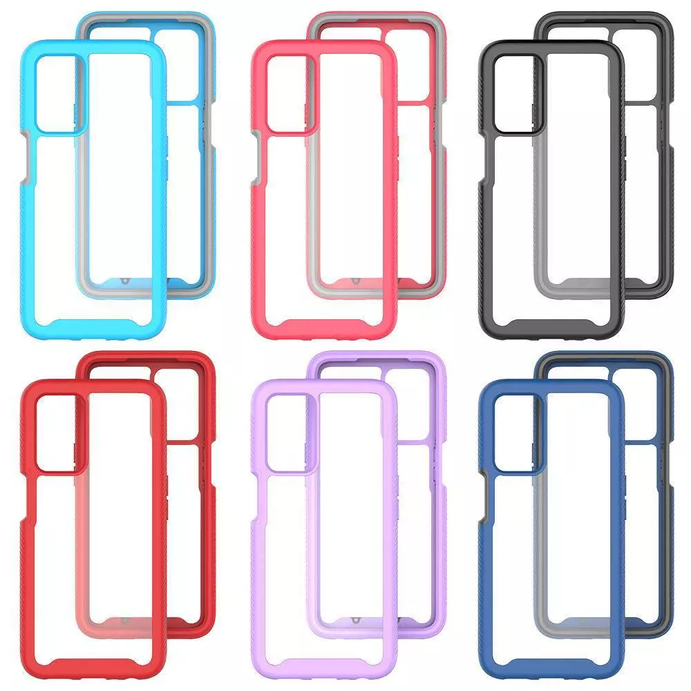 Протиударний чохол бампер для Vivo Y02s Anomaly Hybrid 360 Black (Чорний)