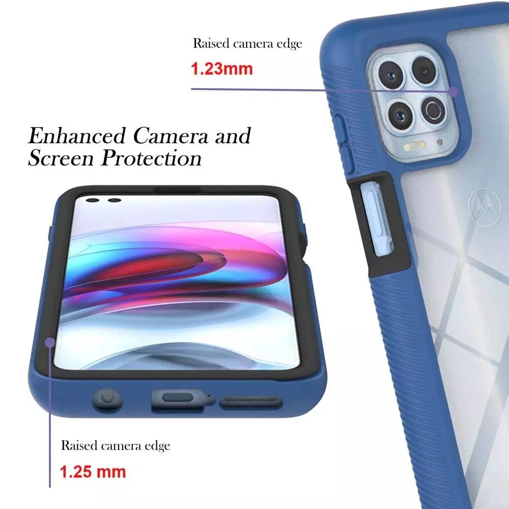 Противоударный чехол бампер для Motorola Moto G Stylus 5G Anomaly Hybrid 360 Black (Черный)